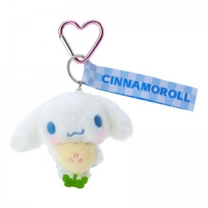 Accessories Sanrio Cinnamoroll Plush Mascot (Pastel Check Series) Keychain Saudi Arabia | FB7564218