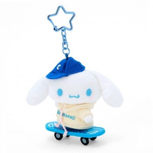 Accessories Sanrio Cinnamoroll Plush Mascot (Sk8r Squad Series) Keychain Saudi Arabia | WS6972314