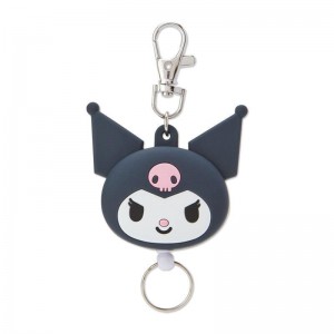 Accessories Sanrio Kuromi Face Reel Keychain Saudi Arabia | RZ4980715