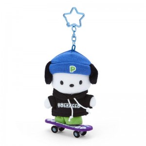 Accessories Sanrio Pochacco Plush Mascot (Sk8r Squad Series) Keychain Saudi Arabia | YP7156023