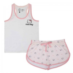 Apparel Sanrio Hello Kitty 2-Pc Tank and Shorts Loungewear Set Loungewear Set Saudi Arabia | LC2936485