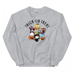 Apparel Sanrio Hello Kitty and Friends Trick or Treat Classic Crewneck Sweatshirt Saudi Arabia | OQ2456819