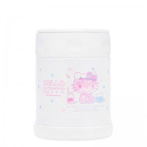 Apparel Sanrio Hello Kitty x Zojirushi 50th Anniversary Stainless Steel Food Jar Tee Saudi Arabia | QF4793862