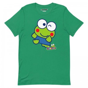 Apparel Sanrio Keroppi Primary Logo T-Shirt Saudi Arabia | JP3978624