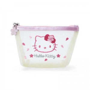 Bags Sanrio Hello Kitty Mesh Zipper (Pink Sakura Series) Pouch Saudi Arabia | VR0581493