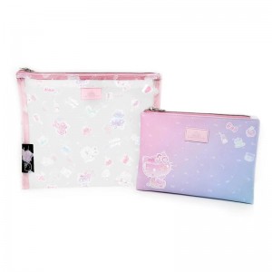 Bags Sanrio Hello Kitty x Impressions Vanity 50th Anniv. Slim Set Pouch Saudi Arabia | QW3247596
