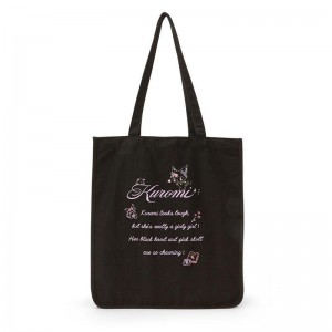Bags Sanrio Kuromi Canvas Easy (Black) Tote Saudi Arabia | MH3264810