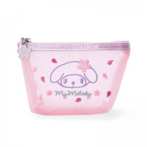 Bags Sanrio My Melody Mesh Zipper (Pink Sakura Series) Pouch Saudi Arabia | HC2930145