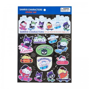 Sanrio Characters Sanrio 13-pc (Sk8r Squad Series) Sticker Sheet Saudi Arabia | AR8742105