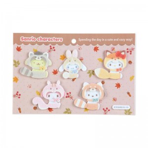 Sanrio Characters Sanrio 5-pc Felt(Forest Friends Series) Sticker Set Saudi Arabia | EH7536218