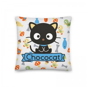 Sanrio Characters Sanrio Chococat Fish & Acorns 18" Square Pillow Saudi Arabia | BZ5102486