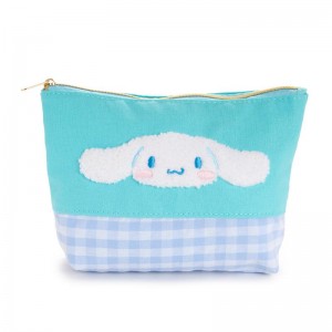 Sanrio Characters Sanrio Cinnamoroll Chenille Gingham Zipper Pouch Saudi Arabia | TM4137859