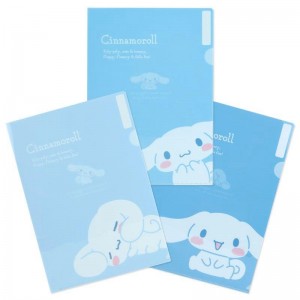 Sanrio Characters Sanrio Cinnamoroll Expressions 3-pc Clear Set File Folder Saudi Arabia | SN8254671