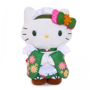 Sanrio Characters Sanrio Hello Kitty 10" Standing Plush (Matcha Sweets Series) Plushies Saudi Arabia | EX0316789