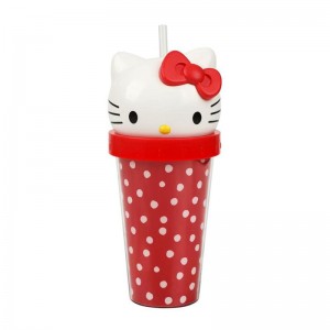 Sanrio Characters Sanrio Hello Kitty 3D Face Travel (Dots) Tumbler Saudi Arabia | CW7163842