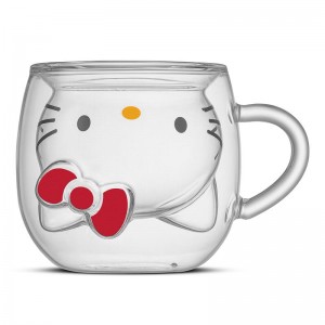 Sanrio Characters Sanrio Hello Kitty 3D Double Wall Espresso Glasses Saudi Arabia | KG8719302