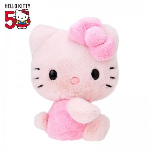 Sanrio Characters Sanrio Hello Kitty 50th Anniv. Plush Mascot (Blushing Pink) Plushies Saudi Arabia | ZR7051286