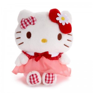 Sanrio Characters Sanrio Hello Kitty 8" Plush (Gingham Angel Series) Plushies Saudi Arabia | FP8251970