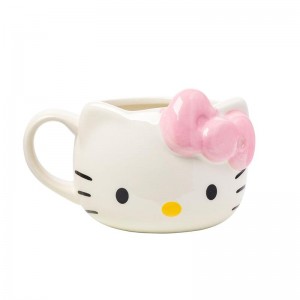 Sanrio Characters Sanrio Hello Kitty Face Sculpted (Pink) Mug Saudi Arabia | YW7408536
