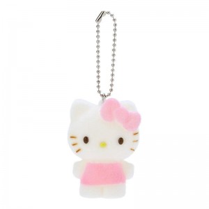 Sanrio Characters Sanrio Hello Kitty Flocked Mascot Keychain Saudi Arabia | XP5798034