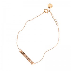 Sanrio Characters Sanrio Hello Kitty Gold Bar Bracelet Saudi Arabia | WC3906742