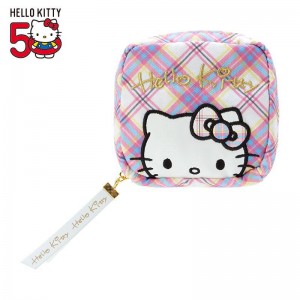 Sanrio Characters Sanrio Hello Kitty Mini Zipper (Hello Kitty Dress Tartan Series) Pouch Saudi Arabia | PO3029156