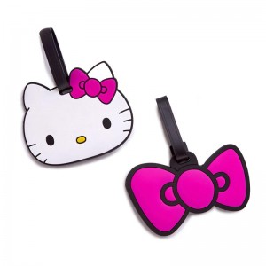 Sanrio Characters Sanrio Hello Kitty Pink Bow 2-pc Tag Set Luggage Saudi Arabia | NA1648325