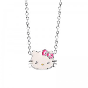 Sanrio Characters Sanrio Hello Kitty Sterling Silver Enamel Necklace Saudi Arabia | RZ0842176