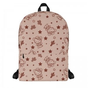 Sanrio Characters Sanrio Hello Kitty Tan Western All-over Print Backpack Saudi Arabia | AO7490653