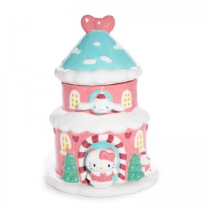 Sanrio Characters Sanrio Hello Kitty and Cinnamoroll Ceramic Holiday Cottage Cookie Jar Saudi Arabia | EP8415396