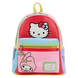 Sanrio Characters Sanrio Hello Kitty and Friends x Loungefly Color-Block Mini Backpack Saudi Arabia | WY8602134