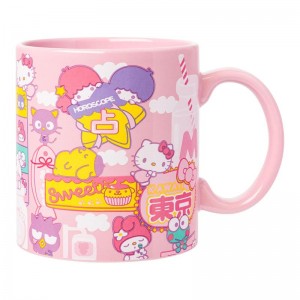 Sanrio Characters Sanrio Hello Kitty and Friends Ceramic (Kawaii Fun) Mug Saudi Arabia | ZF9042786