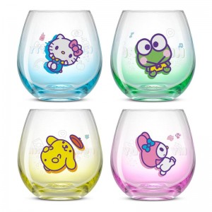 Sanrio Characters Sanrio Hello Kitty and Friends Above the Clouds Stemless (Set of 4) Glasses Saudi Arabia | AB4569783