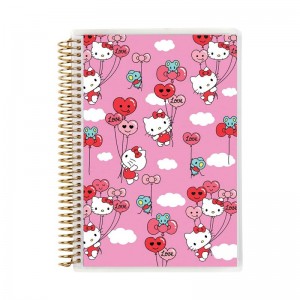 Sanrio Characters Sanrio Hello Kitty x Erin Condren Balloons A5 Coiled Notebook Saudi Arabia | FY7852604