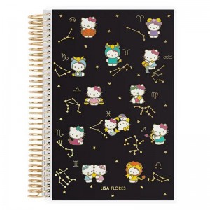 Sanrio Characters Sanrio Hello Kitty x Erin Condren Zodiac A5 Coiled Notebook Saudi Arabia | RC9180546