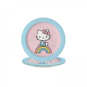 Sanrio Characters Sanrio Hello Kitty x Studio Oh! Rainbow Skies Dessert Plate Saudi Arabia | SP5821730