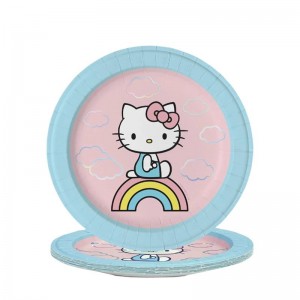 Sanrio Characters Sanrio Hello Kitty x Studio Oh! Rainbow Skieseon Plate Saudi Arabia | LP8160427
