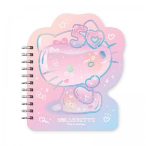 Sanrio Characters Sanrio Hello Kitty x Studio Oh! 50th Anniversary Die-Cut Spiral Notebook Saudi Arabia | UW4720689