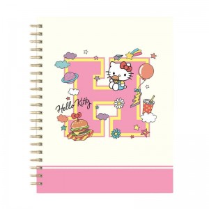 Sanrio Characters Sanrio Hello Kitty x Studio Oh! College Letters Extra-Large Spiral Notebook Saudi Arabia | DN9583210