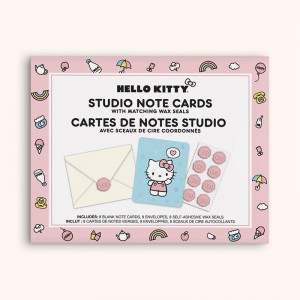 Sanrio Characters Sanrio Hello Kitty x Studio Oh! Classic Pink 25-Pc Note Cards & Wax Seals Set Note Cards & Wax Seals Set Saudi Arabia | ID8149376