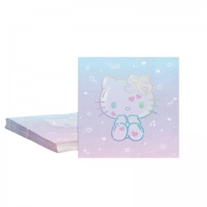 Sanrio Characters Sanrio Hello Kitty x Studio Oh! 50th Anniversary Beverage Napkins Saudi Arabia | JV2905684