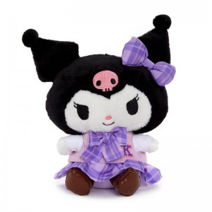 Sanrio Characters Sanrio Kuromi 8" Plush (Uniform Series) Plushies Saudi Arabia | RX0843625