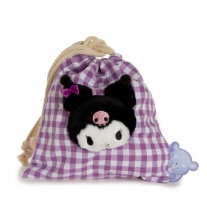 Sanrio Characters Sanrio Kuromi Drawst(Gingham Cafe Series) Pouch Saudi Arabia | SU9246570