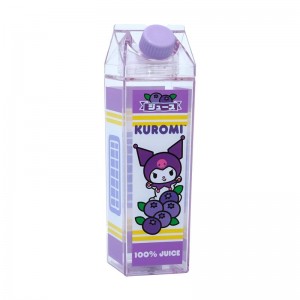 Sanrio Characters Sanrio Kuromi Milk Carton (Blueberry) Water Bottle Saudi Arabia | TP3270689