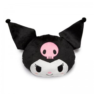 Sanrio Characters Sanrio Kuromi Oversized Face Plush (Just Lounging Series) Plushies Saudi Arabia | SF5341960