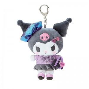 Sanrio Characters Sanrio Kuromi Plush Mascot (Sanrio Academy Series) Keychain Saudi Arabia | DZ0249631