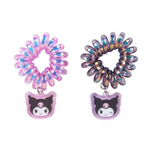 Sanrio Characters Sanrio Kuromi Spiral (Set of 2) Hair Tie Saudi Arabia | PK5269371
