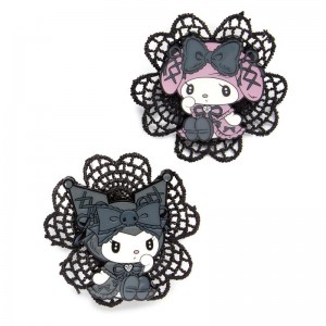 Sanrio Characters Sanrio Kuromi & My Melody Lolita MeloKuro Lace Set Pin Saudi Arabia | NI2693810