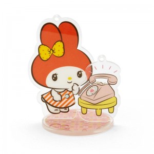 Sanrio Characters Sanrio My Melody Acrylic and Stand (Retro Room Series) Keychain Saudi Arabia | PG3109724