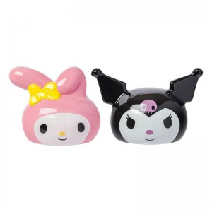 Sanrio Characters Sanrio My Melody And Kuromi Sculpted Ceramic Salt and Pepper Set Salt And Pepper Set Saudi Arabia | YQ0637419